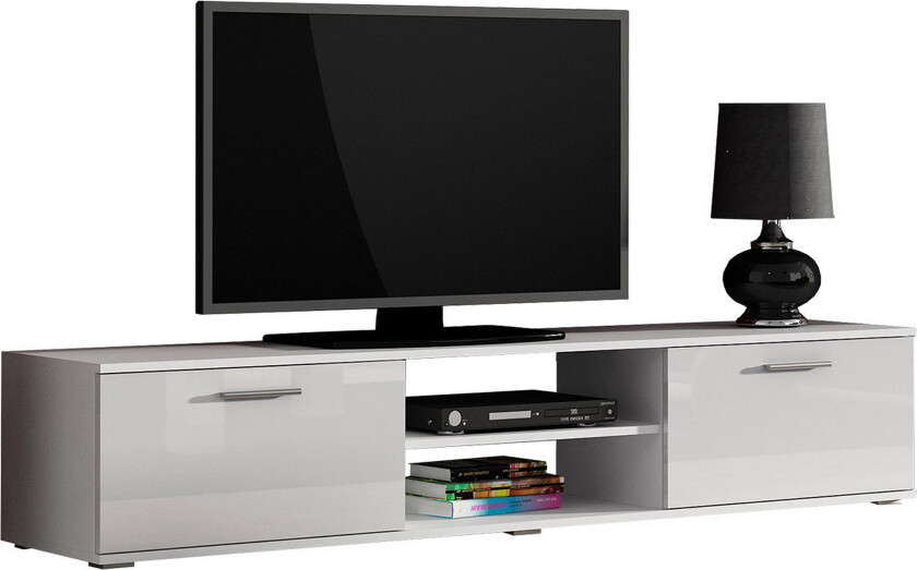 Soho TV-benk 180x43x37 cm - Grå/Hvit