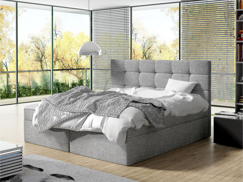 Kleiv Kontinentalseng 180x200 cm - Grå