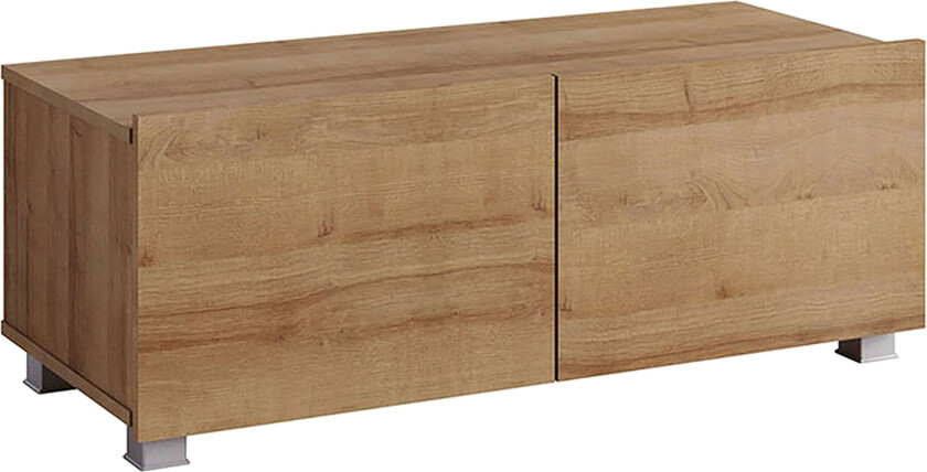 Tessan TV-benk 100 cm Liten - Gyllen Eik