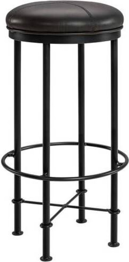 Artwood Barstol Evan lær Svart Taupe 04-95119