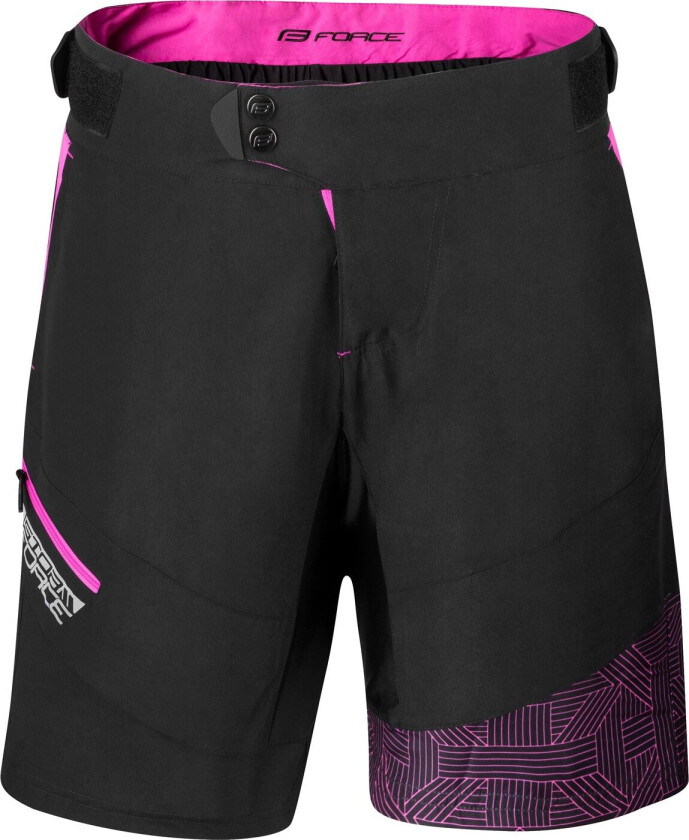 Storm Sykkelshorts Sort/Rosa