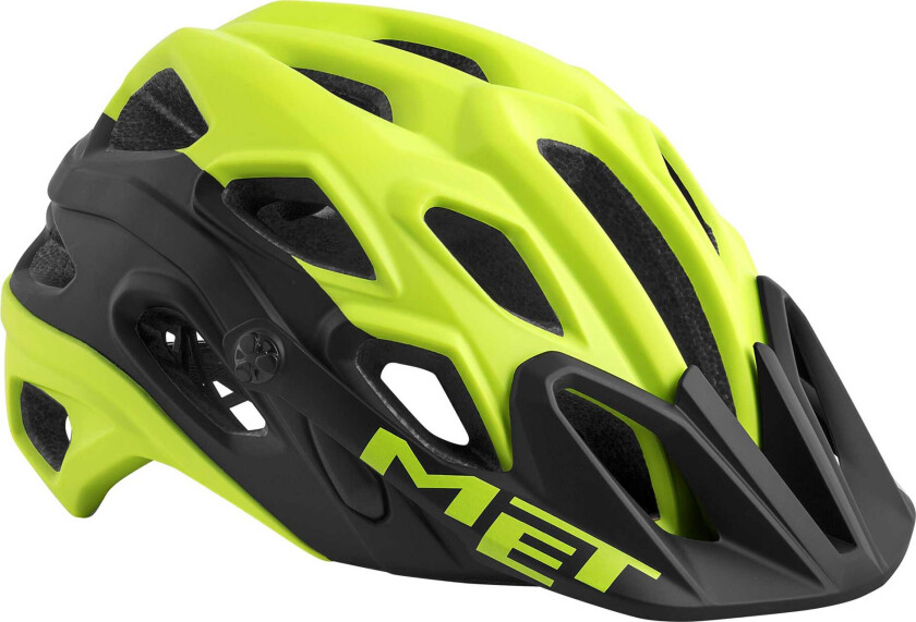 Met Lupo MTB Sykkelhjelm Gul/Sort