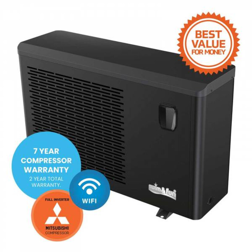 Varmepumpe Inverter 13,5 Kw, Wi-Fi