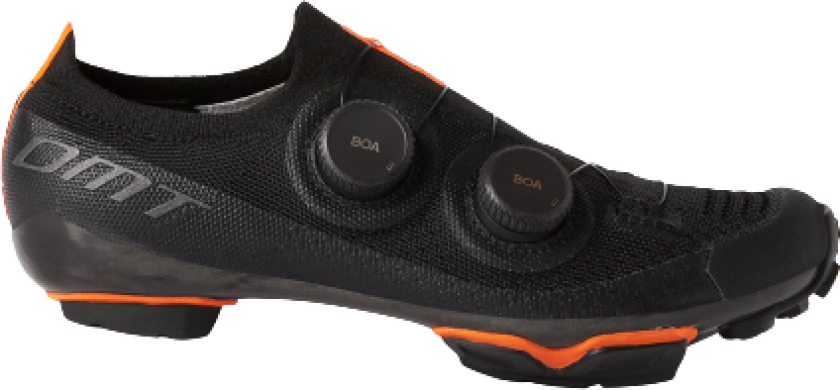 KM0 sykkelsko Til MTB Svart/Oransje
