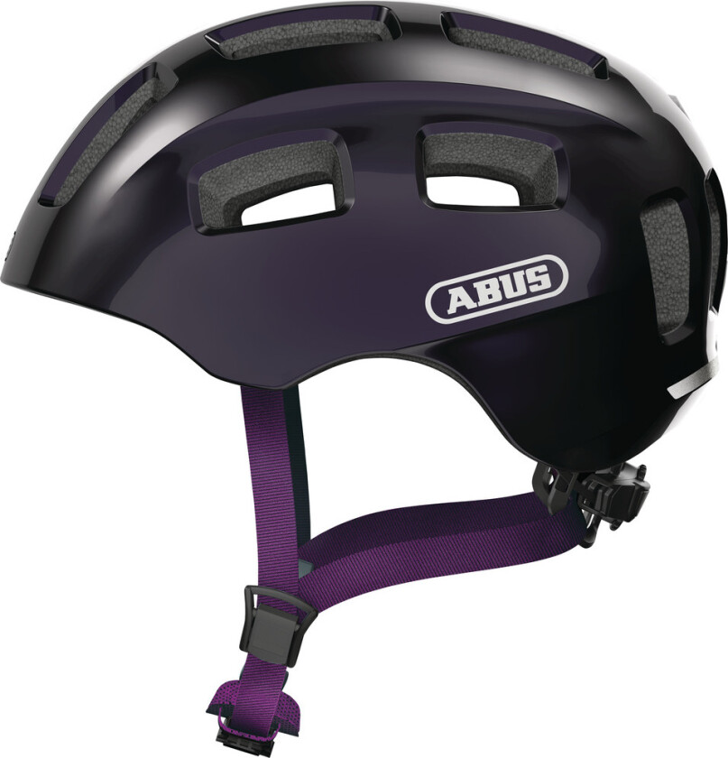 Abus Youn-I 2.0 Sykkelhjelm Black Violet