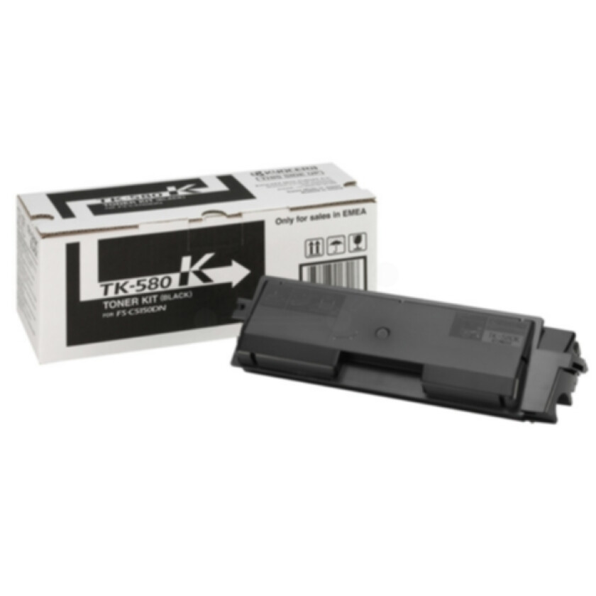 Toner Svart Tk-580k 3.5k - Fs-c5150