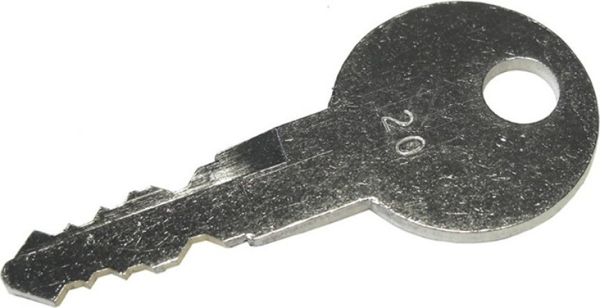 Ekstranøkkel (nummer 20) til Azura Xtra Sykkeltilhenger