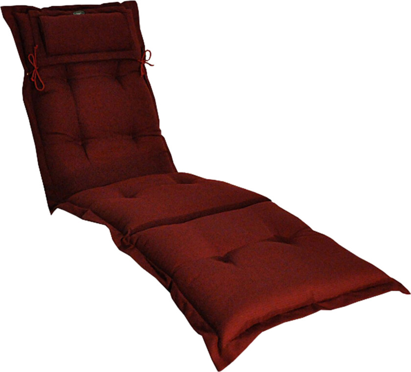 Solstolpute Canyon med nakkepute - Bordeaux struktur