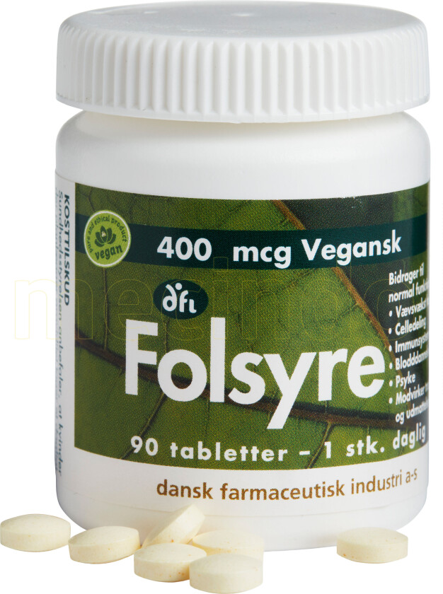 Bilde av Folsyre - 90 Tabletter