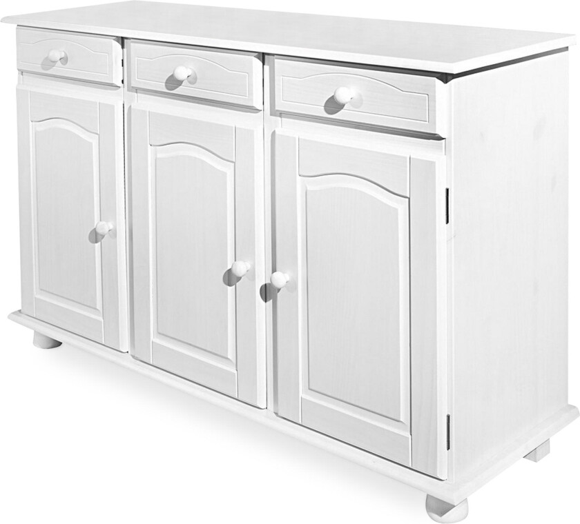 Leksand Skjenk 130 cm - Hvit