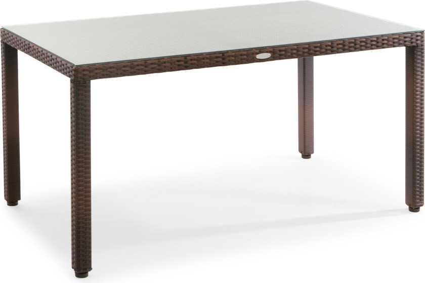 ATLANTA BRUN BORD 80X140CM 4TREVLET - KUNSTROTTING BORD