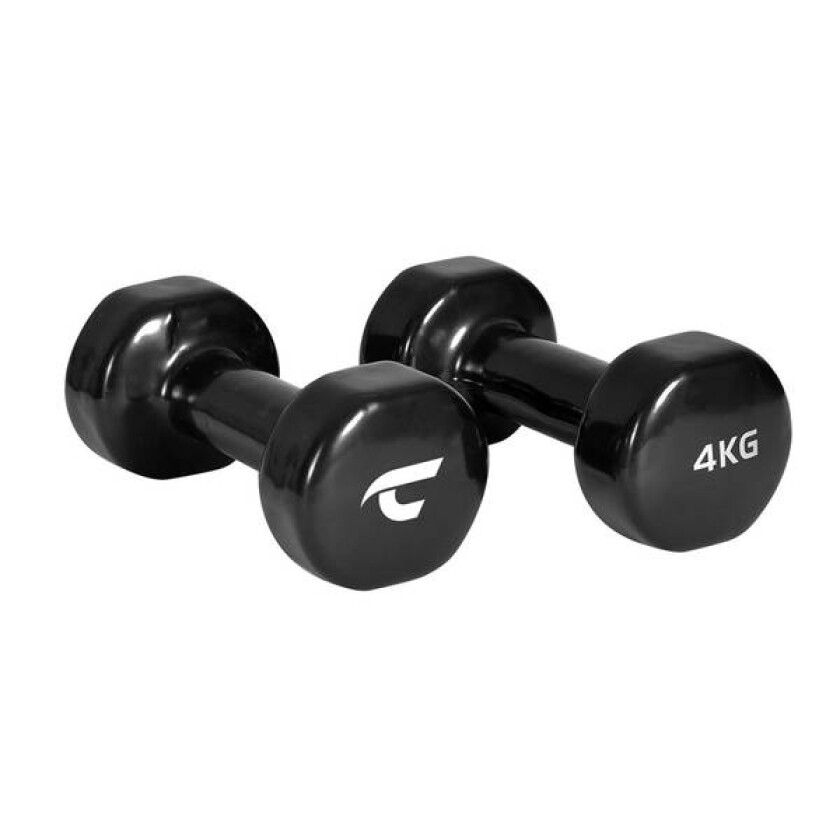 Christopeit Vinyl Manualsett 2 X 4 Kg - Grippy Belegg Sikrer God