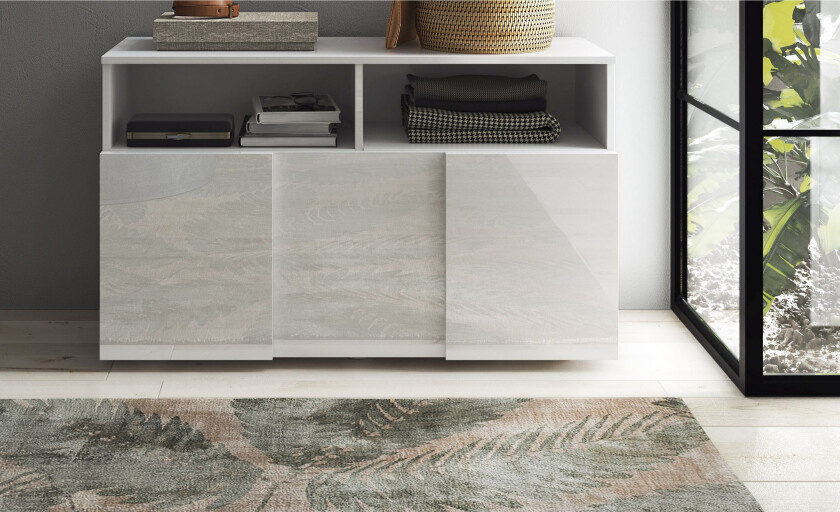 Dama Skjenk 91x35 cm - Hvit