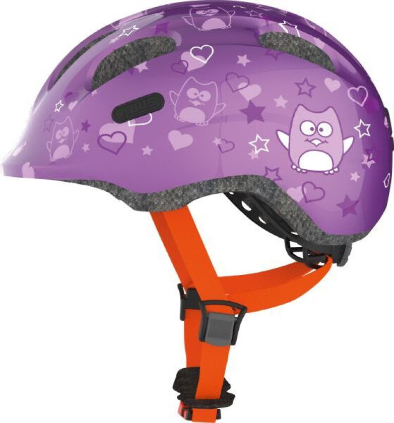 Abus Smiley 2.0 Purple Star sykkelhjelm