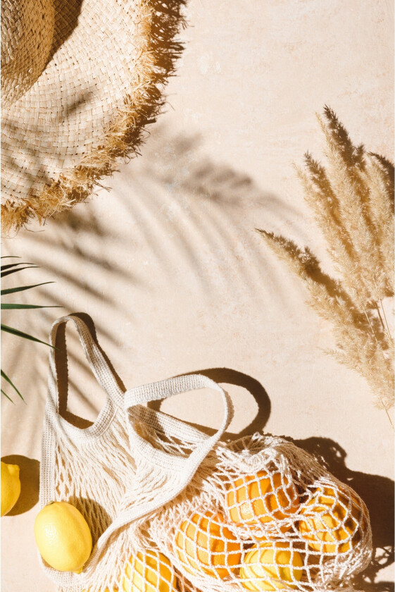 Poster Beach 21x30 cm - Beige