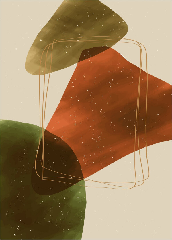 Poster Canyon 70x100 cm - Beige