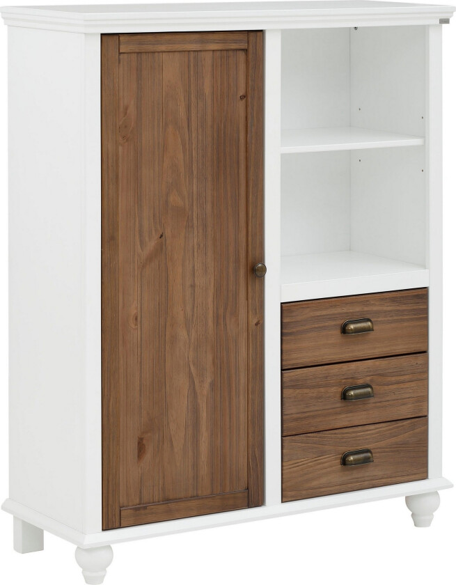 Kagami Highboard - Hvit/Brun