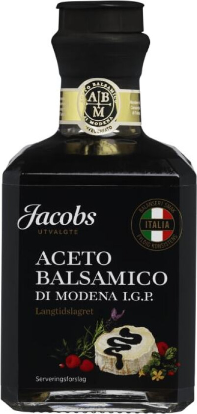 Balsamico Eddik I.G.P fra Modena 250ml Jacobs