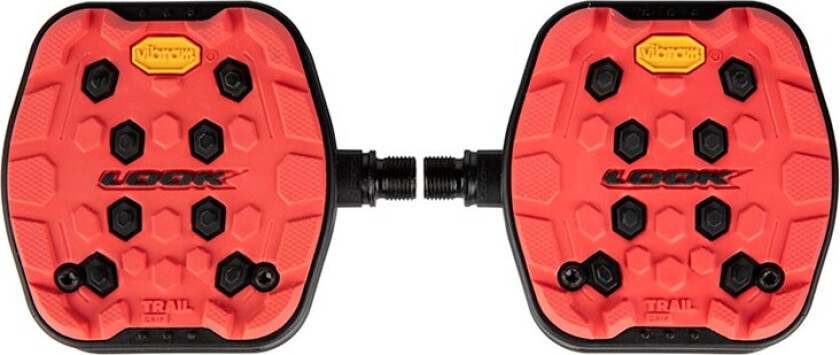 Trail Grip Pedaler Rød