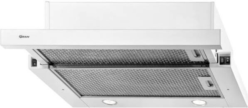 uttrekksventilator Hvit 60 Cm efu 604-90