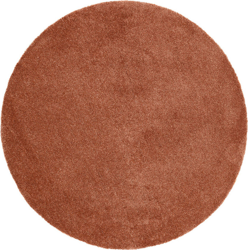Sheraton Ryematte Rund 200 cm - Terracotta