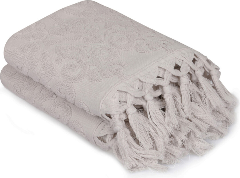 aheser Håndkle 50x90 cm 2-pk - Grålilla