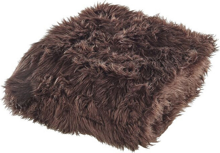 Pledd 200 x 220 cm brun DELICE - Brun