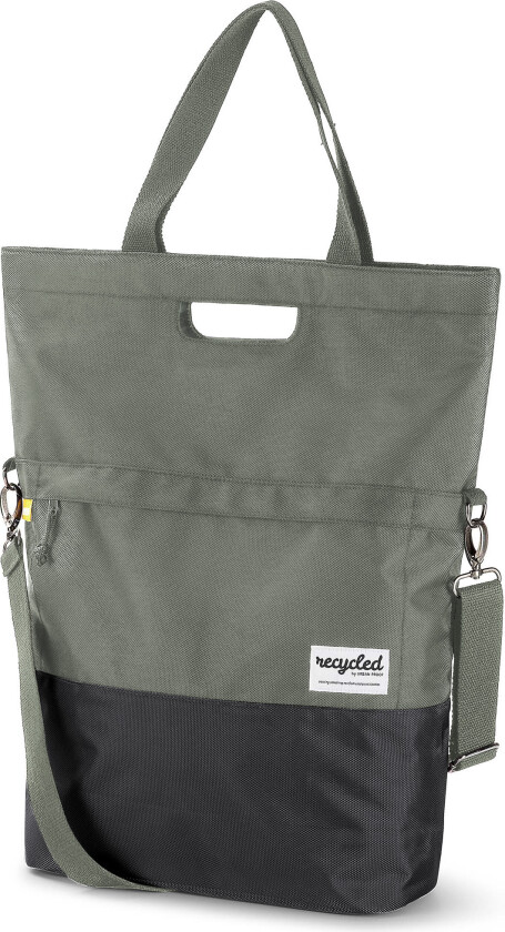 Shopper sykkelveske 20 liter grønn/grå