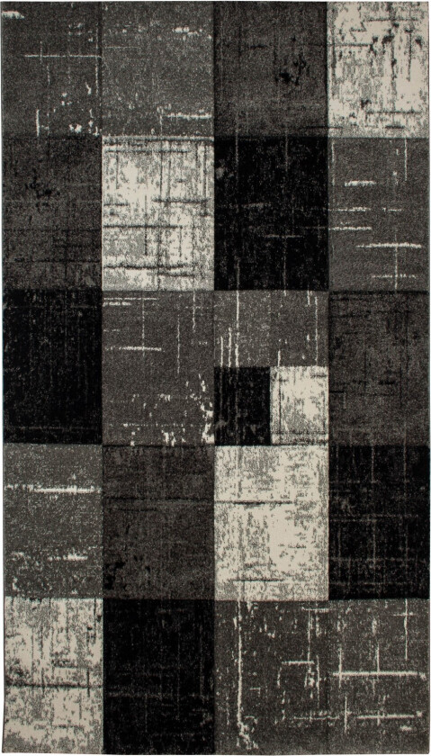London Square Friezematte 80x350 - Svart
