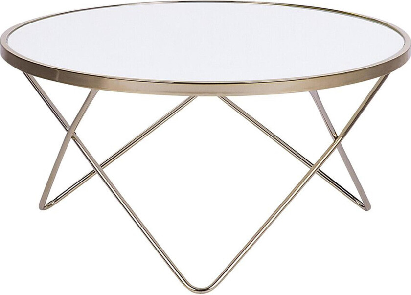 Meerah Sofabord 80 cm Rundt - Hvit