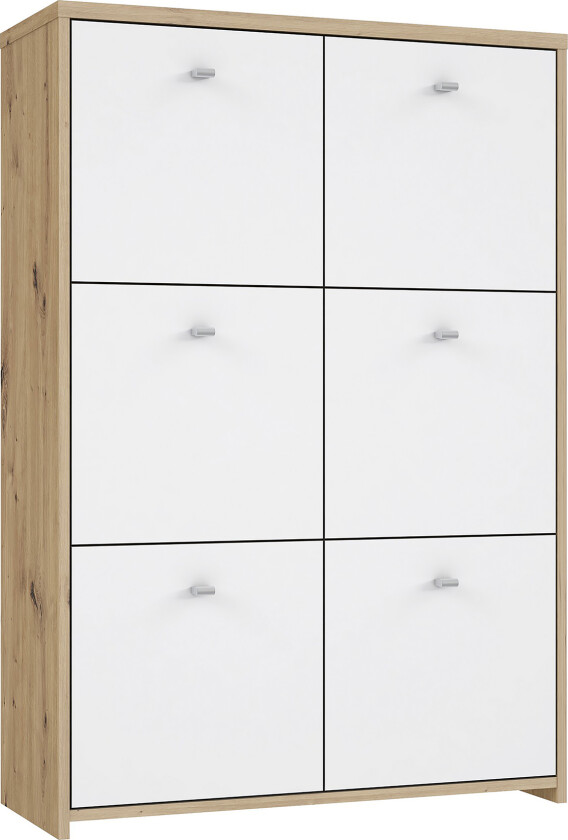 Toledor skjenk 113x77 cm - Brun / Hvit