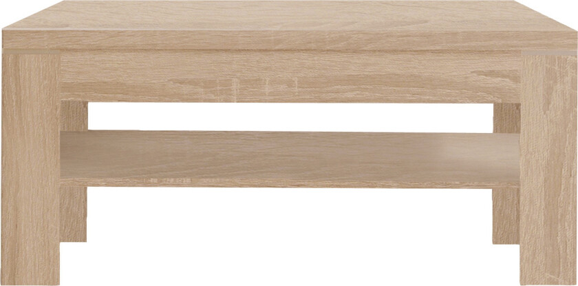 Perkhill Sofabord 120 cm med Oppbevaringshylle - Natur