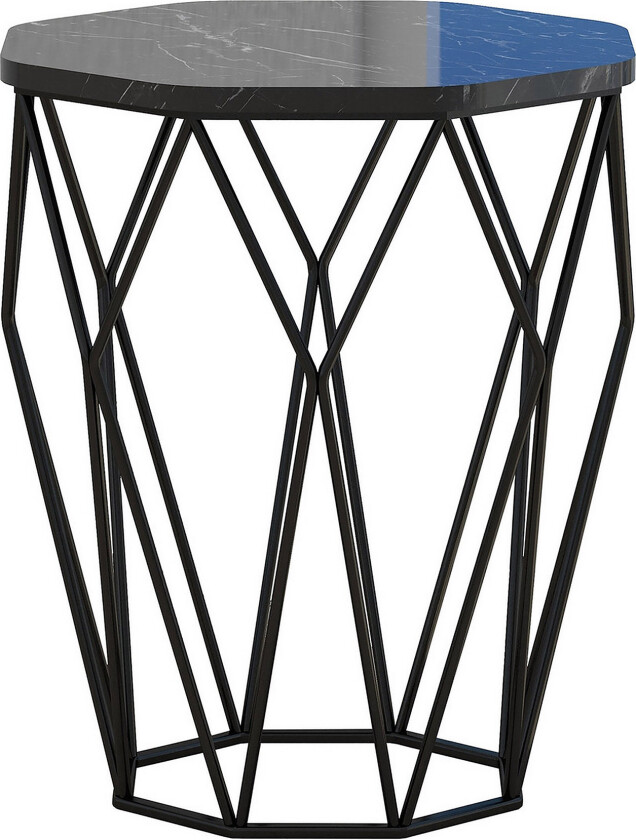 Bojana Sidebord Rundt 46 cm - Svart