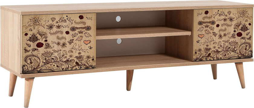 Vellavie TV-benk 140 cm - Mønstrete