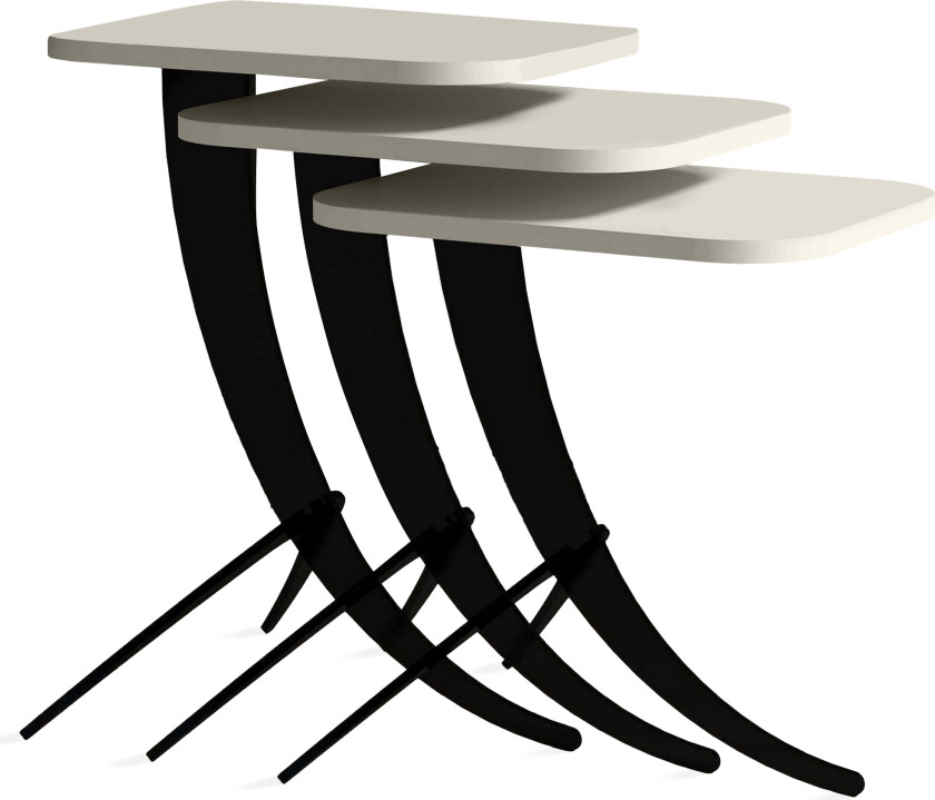 Hovdane Settbord 45 cm 3 Bord - Hvit