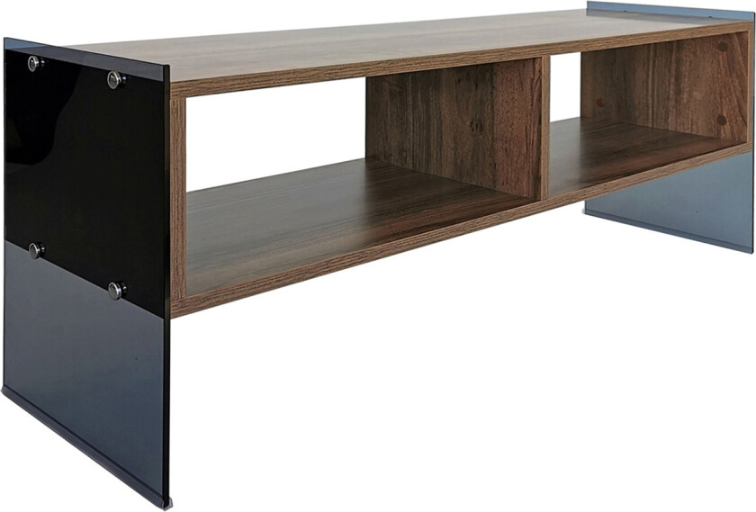 Lekkenne TV-benk 122 cm - Mørkebrun