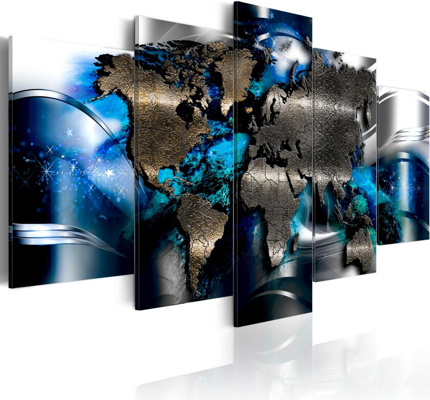 Bilde With Azure Accent 100x50 - Artgeist sp. z o. o.