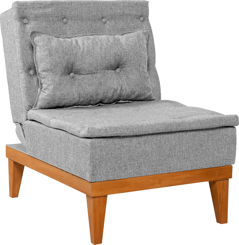 Mozzetti Lenestol med Armlene - Grå