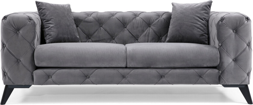 Sobrecedo 2-seters Sofa - Anstrasitt/Svart