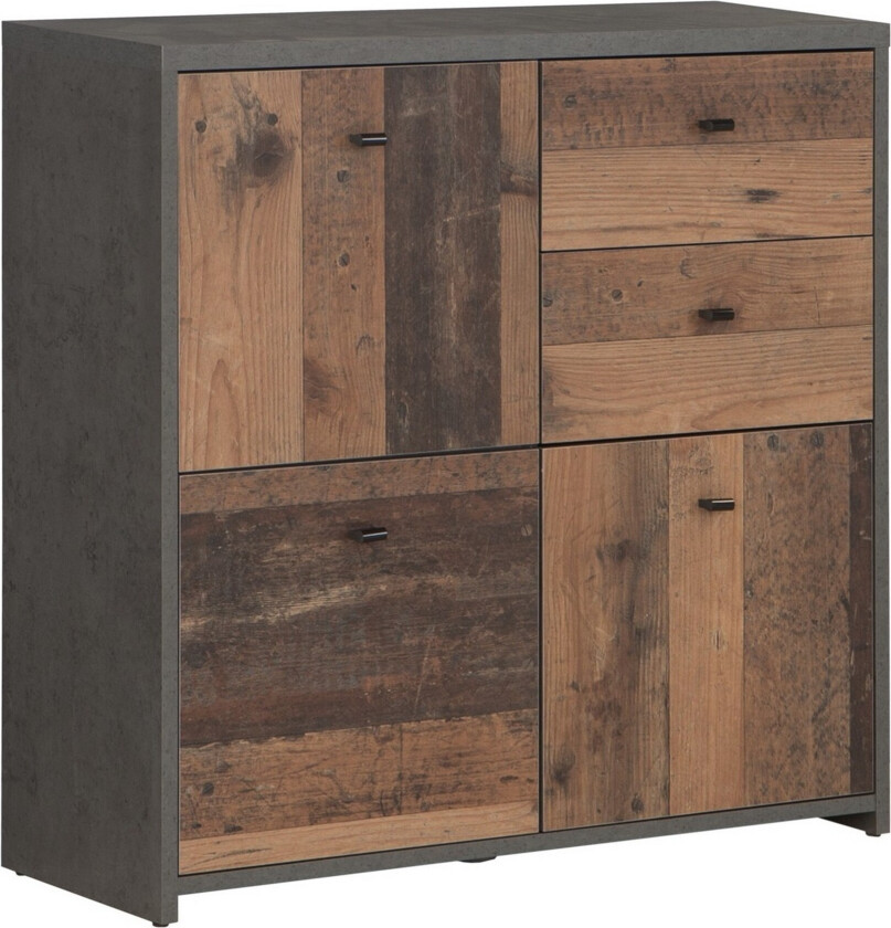 Broxton Sidebord 77 cm - Grå/Brun