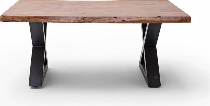 Cartagena Sofabord 110 cm Ben X-form - Brun