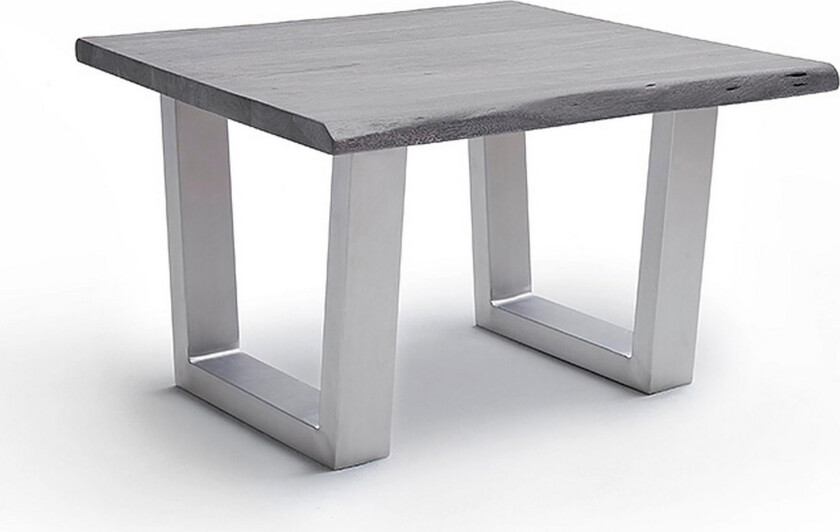Cartagena Sofabord 75 cm Ben T-form - Grå/Sølv