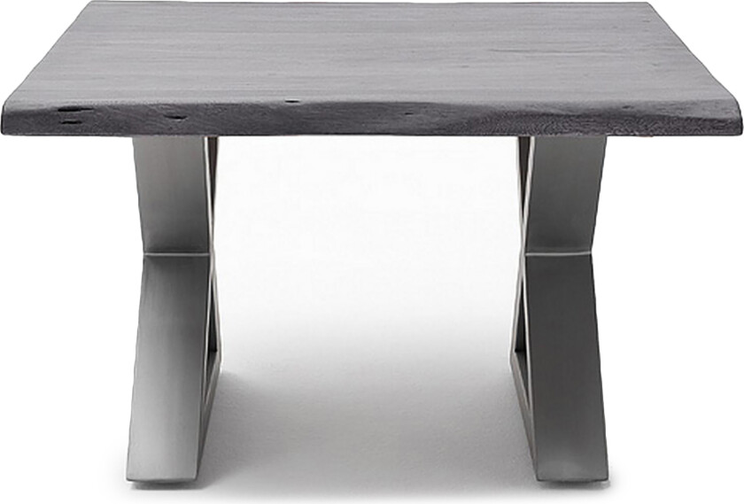 Cartagena Sofabord 75 cm Ben X-form - Sølv