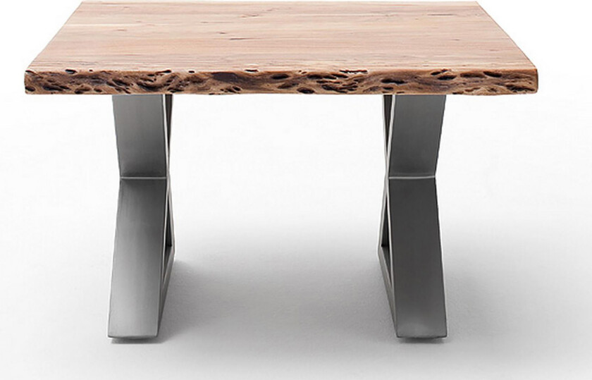 Cartagena Sofabord 75 cm Ben X-form - Brun Natur