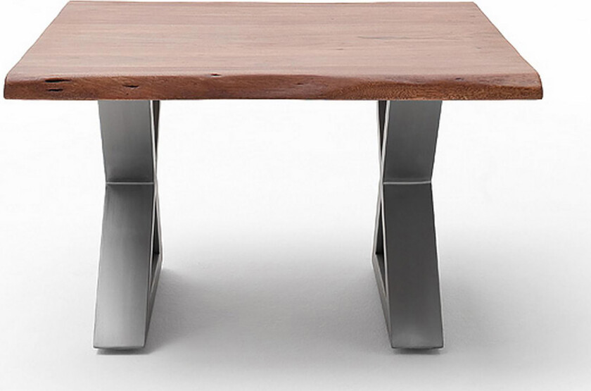 Cartagena Sofabord 75 cm Ben X-form - Brun/Beige/Tre