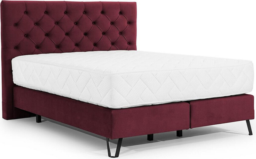 Katsumi Sengepakke Rammeseng 160x200 cm - Mørkerosa