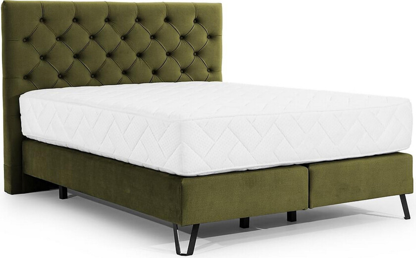 Katsumi Sengepakke Rammeseng 160x200 cm - Olivengrønn