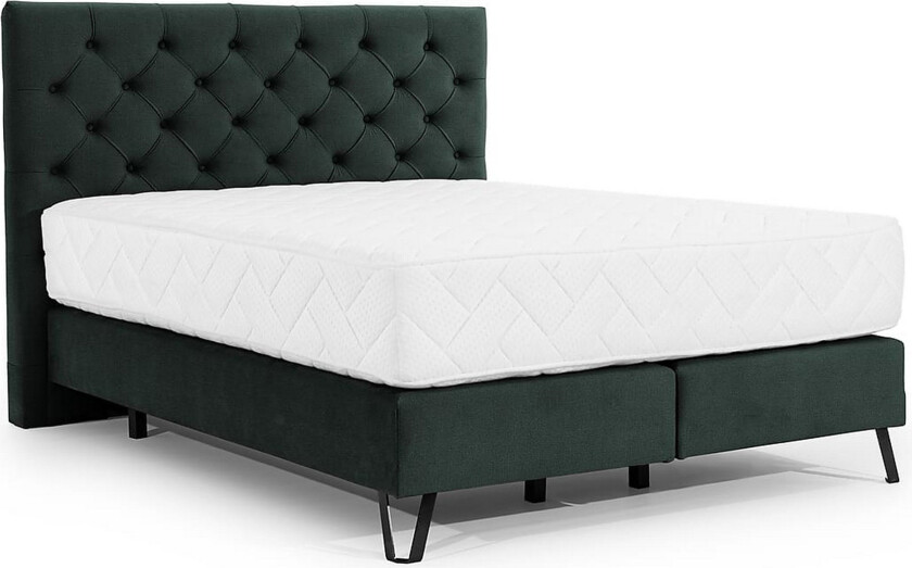 Katsumi Sengepakke Rammeseng 180x200 cm - Mørkegrønn