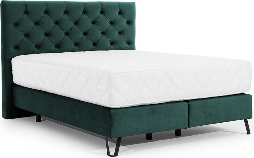 Katsumi Sengepakke Rammeseng 140x200 cm - Mørkegrønn