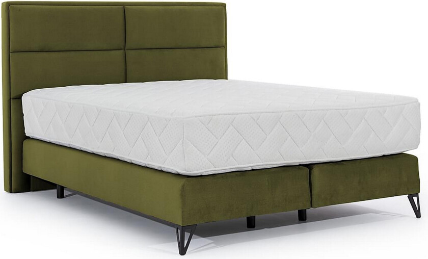 Kasyap Sengepakke Rammeseng 140x200 cm - Olivengrønn